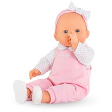 Dolls from 24 months - Bábika Lise Mon Grand Poupon Corolle s modrými klipkajúcimi očami a špúliace ústočká 36 cm od 24 mes CO130430_0