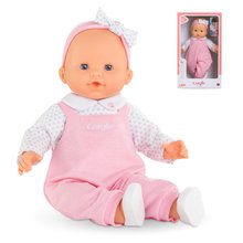 Dolls from 24 months - Bábika Lise Mon Grand Poupon Corolle s modrými klipkajúcimi očami a špúliace ústočká 36 cm od 24 mes CO130430_1