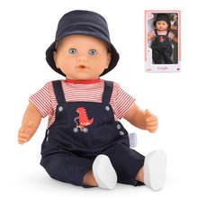 Dolls from 24 months - Bábika Eliott Mon Grand Poupon Corolle s modrými klipkajúcimi očami a špúliace ústočká 36 cm od 24 mes CO130450_1