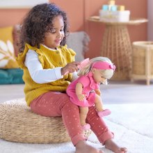 Poupées à partir de 3 ans - Bébé Jade Mon Grand Poupon Corolle avec des yeux bleus clignotants et de longs cheveux blonds avec un peigne de 36 cm à partir de 3 ans_3