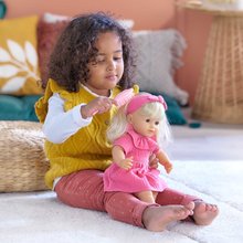 Poupées à partir de 3 ans - Bébé Jade Mon Grand Poupon Corolle avec des yeux bleus clignotants et de longs cheveux blonds avec un peigne de 36 cm à partir de 3 ans_6