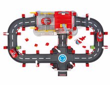 Stavebnice Abrick - Stavebnica v dóze požiarna stanica s dráhou Abrick Écoiffier 2 figúrky a 4 vozidlá 117 dielov od 18 mes_3