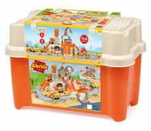 Jeux de construction Abrick - La boîte de construction avec chantier et piste Abrick Écoiffier 2 figurines et 4 véhicules 124 pièces à partir de 18 mois ECO1350_3