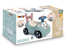 Babytaxiuri de la 10 luni - Babytaxiu și premergător cu sunete Mașină Ride On Little Smoby ergonomic, cu spațiu de depozitare sub șezut, pentru copii de la 10 luni_9