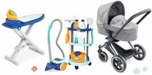 Set cărucior combinație triplă și cărucior de curățenie Cybex Landau 3în1 Priam Corolle cu aspirator și masă de călcat cu fier de călcat CO140770-29