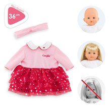 Ropa para muñecas - Ropa Vestido y Diadema Pétalos de Corazón Mon Grand Poupon Corolle para una muñeca de 36 cm a partir de 24 meses_0