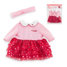 Vestiti per bambole - Abbigliamento Dress & Headband Heart Petals Mon Grand Poupon Corolle per una bambola di 36 cm da 24 mesi_1