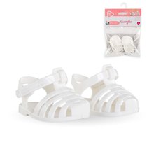 Oblečení pro panenky - Boty Sandals White Mon Grand Poupon Corolle pro panenku 36 cm od 24 měsíců_3