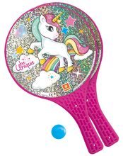 Tennis - Strandtennis Einhorn Unicorn Mondo 2*22 cm Schläger und Ball_0