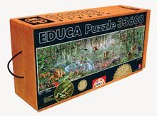 Puzzle 9000 - 42 000 pezzi - Puzzle Genuine Wildlife Educa 33 600 pezzi dagli 11 anni_2