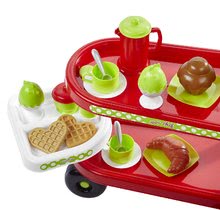 Kuhinje za otroke kompleti - Komplet rdeča kuhinja Tefal Studio Smoby elektronska z zvoki in servirni voziček z zajtrkom 100% Chef_3