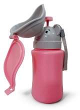 Töpfchen und Reduktionen für die Toilette - Tragbares Urinal für Mädchen Kalencom Rosa Volumen 500 ml Höhe 22 cm ab 12 Monaten_0