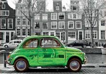 Puzzle 1000 dílků - Puzzle Black&White Car in Amsterdam Educa 1000 dílků a Fix lepidlo od 11 let_0