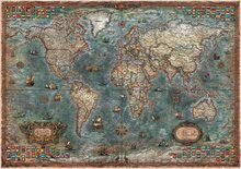 Puzzle 4000 - 8000 dielne - Puzzle Historical World Map Educa 8000 dielov od 11 rokov_0