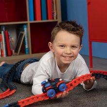 Autobahnen - Flexible Autobahn Spidey Marvel Flextreme Set Spin Morales Smoby mit einem elektronischen Auto, 184 Teile, Strecke 4,40 m Länge, mit Spinnennetz, ab 4 Jahren_3