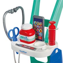 Cărucioare medicale pentru copii - Cărucior medical cu servietă Medical Trolley Écoiffier cu 12 accesorii medicale de la 18 luni ECO1902_1