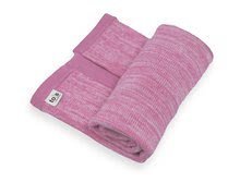 Dětské deky - Pletená deka pro nejmenší Joy toTs-smarTrike 100% přírodní bavlna růžová od 0 měsíců_1