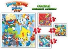 Progresivní dětské puzzle - Puzzle Superthings Progressive Educa 12-16-20-25 dílků v kufříku_1