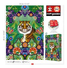 Puzzle 500-dijelne - Puzzle Bengal Tiger Educa 500 dielov a Fix lepidlo od 11 rokov EDU19912_1