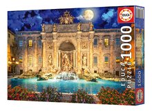 1000 delne puzzle - Puzzle Fontana Di Trevi Rome Educa 1000 dielov a Fix lepidlo od 11 rokov EDU19923_1