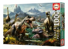 1000 delne puzzle - Puzzle Fierce Dinosaurs Educa 1000 dielov a Fix lepidlo od 11 rokov EDU19924_1