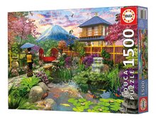 Puzzle 1500 dielne - Puzzle Japanese Garden Educa 1500 dielov a Fix lepidlo_1