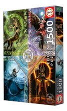 Puzzle 1500 dielne - Puzzle Elemental Magic Star Chart Anne Stokes Educa 1500 dielov a Fix lepidlo_1