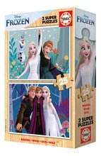 Disney puzzle in legno - Drevené puzzle Frozen Educa 2x25 dielikov od 3 rokov EDU19959_2