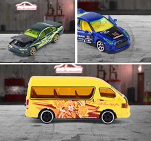 Spielzeugautos - Auto mit Tuning Japan Series Deluxe Cars Majorette Metall mit Sammelbox, 7,5 cm Länge, 6 verschiedene Sorten_0