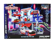 Garage playsets - Garáž tuningová 2 poschodová Japan Series Tuning Garage Majorette so zvukom a svetlom s výťahom a autíčkom od 5 rokov MJ2051033_1