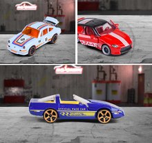 Spielzeugautos - Spielzeugauto CastHeads Series Majorette metall mit Öffnungsteilen und Sammelkarte Länge 7,5 cm 6 Arten_1