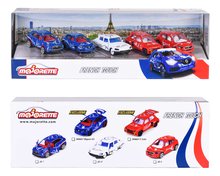 Set de coches - Autitos French Touch 5 Piezas Pack de Regalo Majorette metálico con suspensión longitud 7,5 cm set de 5 tipos en embalaje de regalo_1