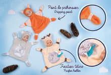 Hračky na maznanie a usínanie - Zajačik na maznanie Animal Doll MiniKiss Smoby 20 cm z jemného mäkkého textilu od 0 mes_3