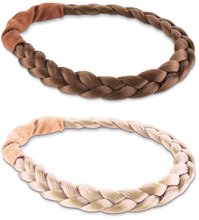 Oblačila za punčke - Trak za lase Braid Headbands Ma Corolle dva v setu za 36 cm punčko od 4 leta_2