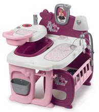 Domčeky pre bábiky - Domček pre bábiku Violette Baby Nurse Large Doll's Play Center Smoby trojkrídlový s 23 doplnkami (kuchynka, kúpelňa, spálňa)_0