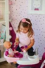 Kuchyňky pro děti sety - Set kuchyňka elektronická Tefal Studio 360° XXL Bubble Smoby mrkvová a domeček pro panenku s nosítkem Violette Baby Nurse Large Doll's Play Center_37