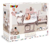 Domečky pro panenky - Domeček pro panenku Large Doll's Play Center Natur D'Amour Baby Nurse Smoby trojkřídlý s 23 doplňky (kuchyňka, koupelna, ložnice)_11