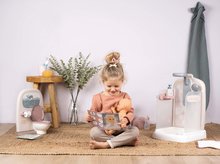 Detské práčky - Set de buanderie avec machine à laver à chargement frontal et salle de bain pour poupées Rowenta Wash&Clean Smoby avec une douche fonctionnelle et des toilettes et un aspirateur électronique_18