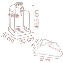 Spielküchensets - Set kuchynka a kúpeľňa so záchodom Tefal Studio XXL Smoby elektronická s magickým bublaním a 32 cm bábika so spacím vakom SM311025-37_53