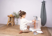 Puppenzubehör - Badezimmer für Puppen mit funktionaler Dusche Shower Baby Nurse Smoby mit abnehmbarem Duschkopf, Bademantel und Informationsbroschüre_3