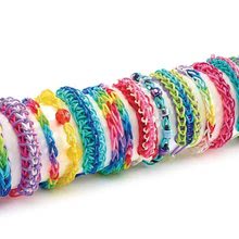 Rainbow Loom gumičky mix - Rainbow Loom originální gumičky maskáčový mix světlý 600 kusů od 6 let_0