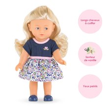 Bábiky od 3 rokov - Bábika Rosy Anniversary Edition Mini Corolline Corolle blond vlasy a modré oči s oblečením narodeninová edícia 20 cm_1