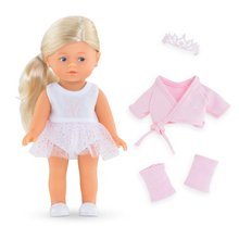 Bábiky od 3 rokov - Bábika Rosy Ballerina Set Mini Corolline Corolle blond vlasy a modré oči 20 cm 3 doplnky_3