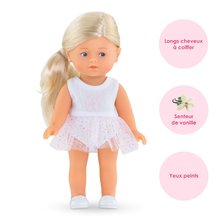 Puppen ab 3 Jahren - Puppe Rosy Ballerina Set Mini Corolline Corolle blonde Haare und blaue Augen 20 cm 3 Zubehör_1