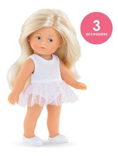 Bábiky od 3 rokov - Bábika Rosy Ballerina Set Mini Corolline Corolle blond vlasy a modré oči 20 cm 3 doplnky od 3 rokov CO240130_2