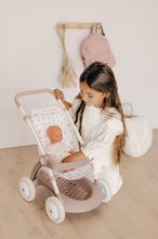 Kočíky od 18 mesiacov - Kočík športový s textilným poťahom Pushchair Natur D'Amour Baby Nurse Smoby pre 42 cm bábiku výška rúčky 58 cm od 18 mes_0