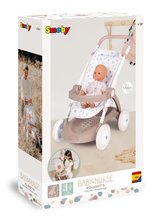 Kočíky od 18 mesiacov - Kočík športový s textilným poťahom Pushchair Natur D'Amour Baby Nurse Smoby pre 42 cm bábiku výška rúčky 58 cm od 18 mes_3