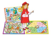 Společenské hry pro děti - Klasická společenská hra Červená Karkulka Dohány 2 hrací desky od 5 let_1