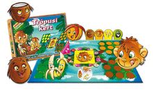 Společenské hry pro děti - Společenská hra Tropická zahrada Dohány figurky, kostka a hrací plocha od 4 let_0