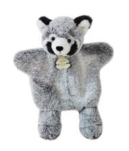 Panda de pluș pentru teatru de păpuși Red Panda Sweety Mousse Histoire d’ Ours gri 25 cm de la 0 luni